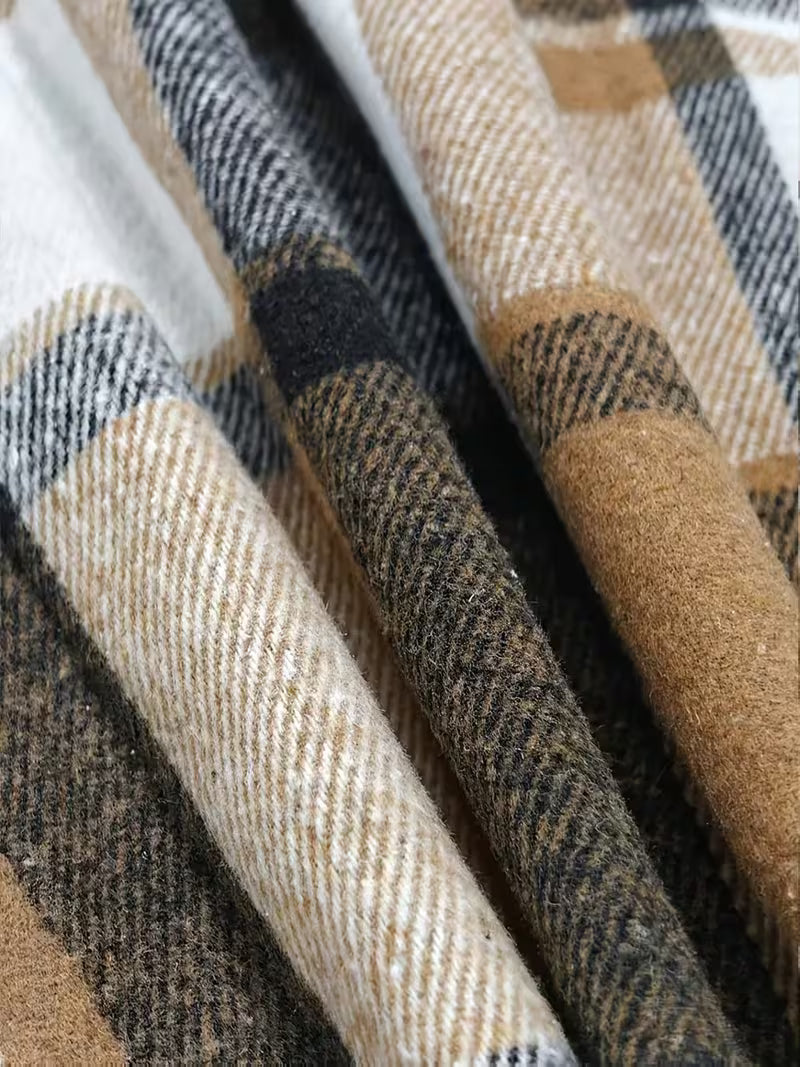 Women's fashionable and casual style set featuring a chiffon shawl and inner strappy printed pants, a daily casual 3pcs set