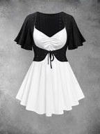 Women's fashionable and casual style set featuring a chiffon shawl and inner strappy printed pants, a daily casual 3pcs set