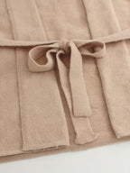 Women's fashionable and casual style set featuring a chiffon shawl and inner strappy printed pants, a daily casual 3pcs set