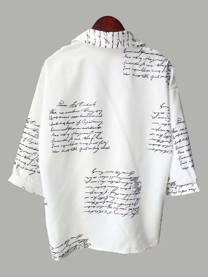 Women's fashionable and casual style set featuring a chiffon shawl and inner strappy printed pants, a daily casual 3pcs set