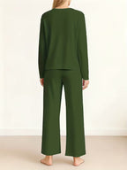 Women's fashionable and casual style set featuring a chiffon shawl and inner strappy printed pants, a daily casual 3pcs set